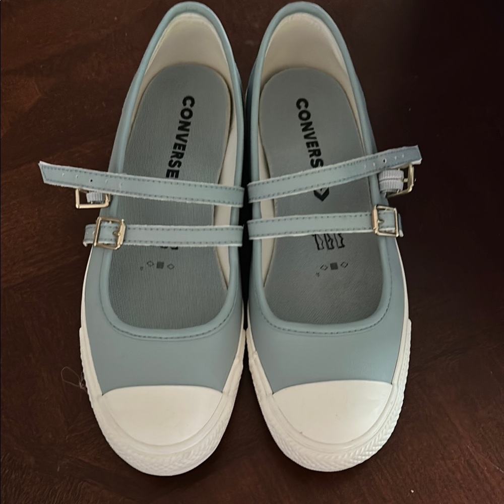 Converse Teal Blue Mary Jane Shoes